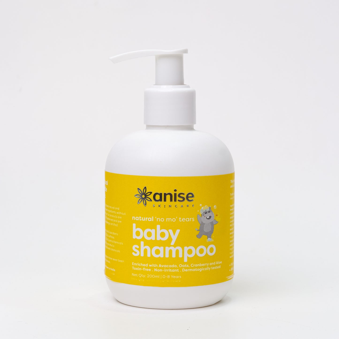 natural ‘no mo’ tears baby shampoo