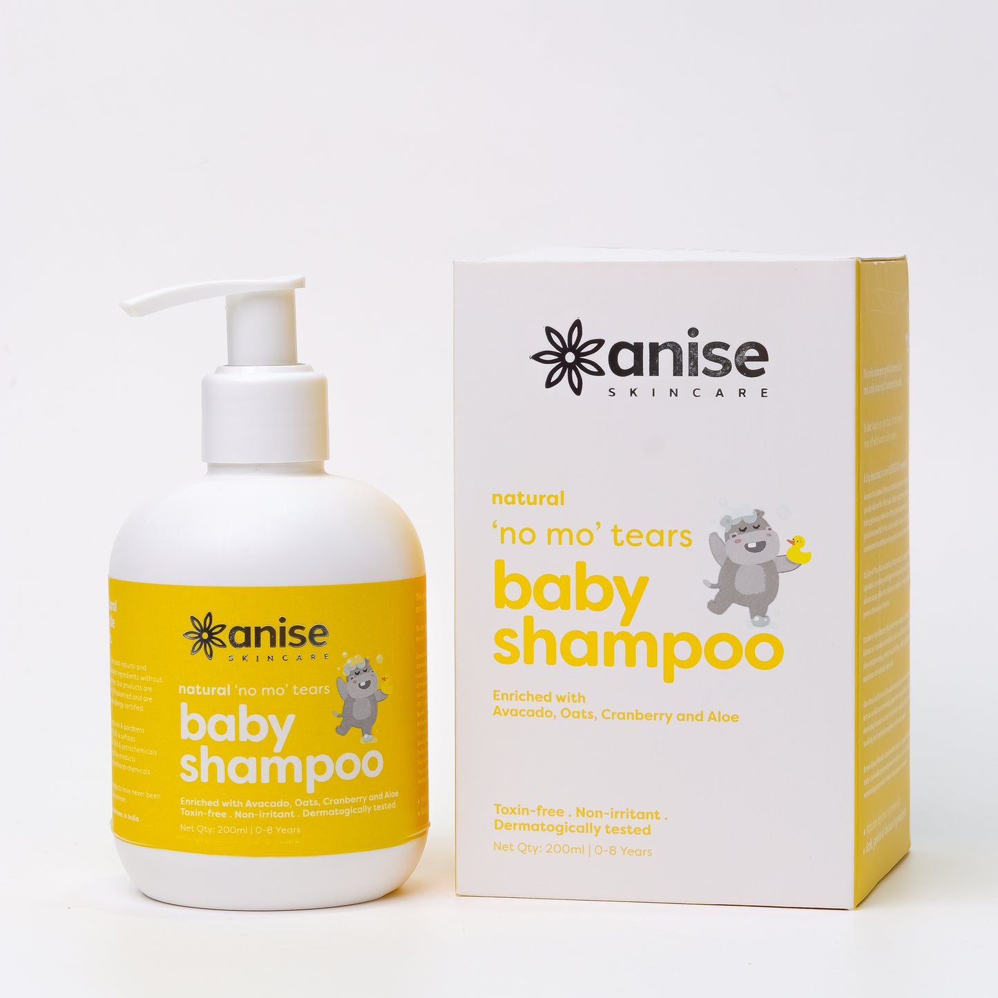 natural ‘no mo’ tears baby shampoo