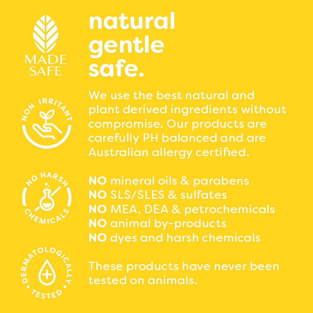 natural ‘no mo’ tears baby shampoo