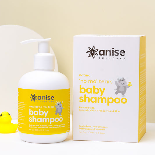natural ‘no mo’ tears baby shampoo